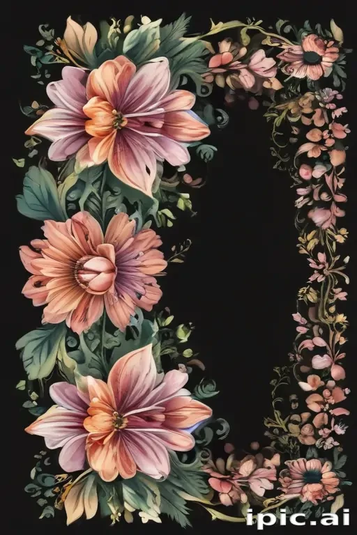 clipart floral border