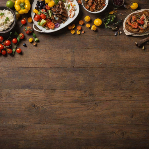 background of table