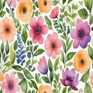background watercolor flowers