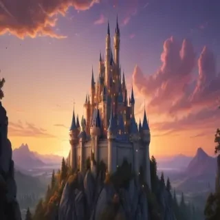 cartoon of castle