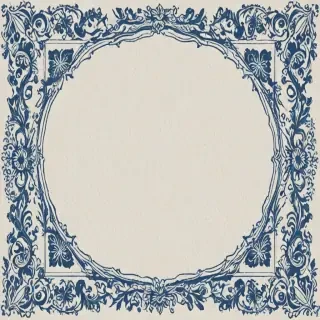 blue border design