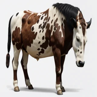 cowhide print png
