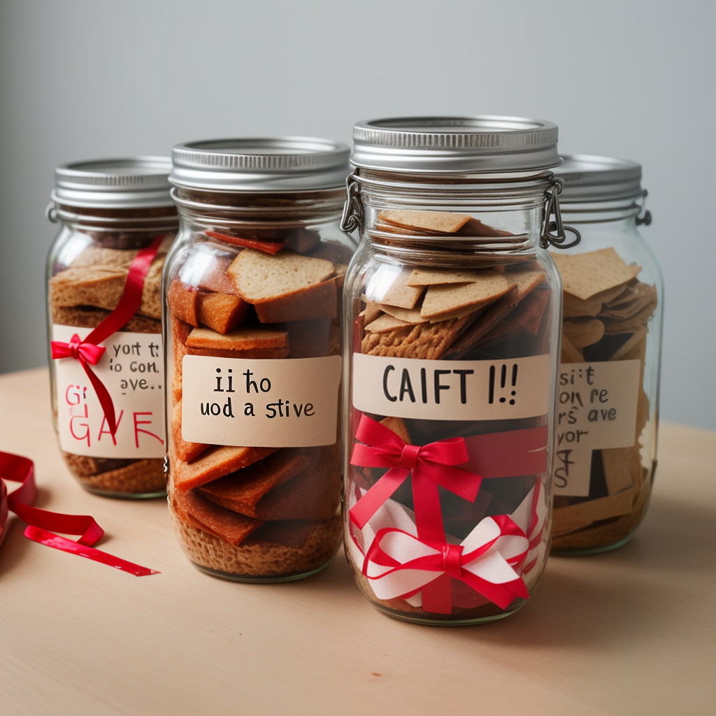 gift in a jar ideas not food