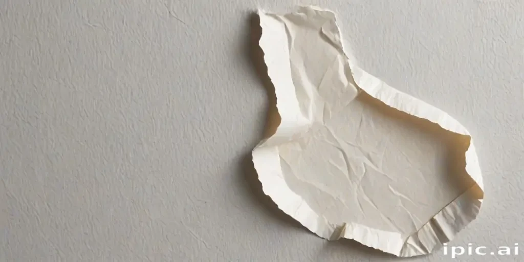 torn paper transparent