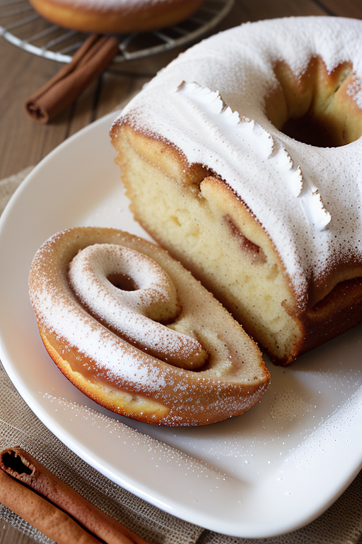 cinnamon sugar donut sweet bread