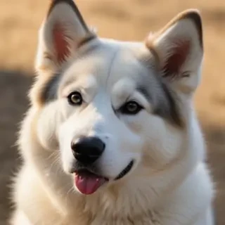 alaskan husky shepherd