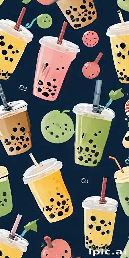 bubble tea background