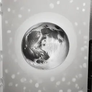 moon sketch