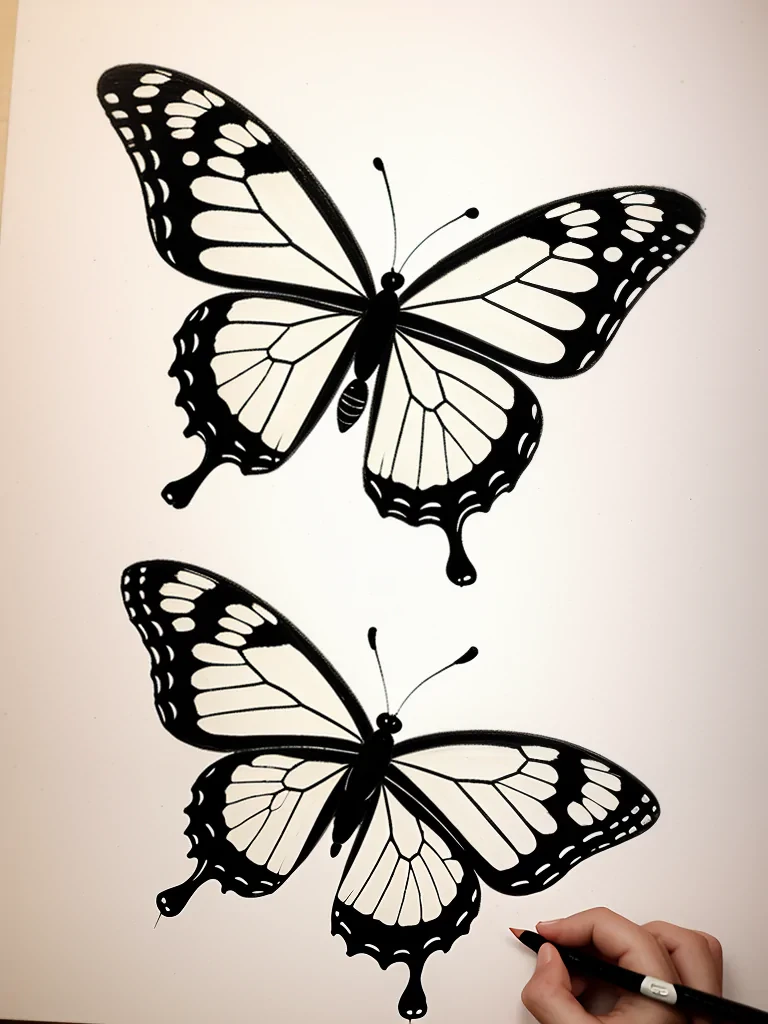 buttefly drawing