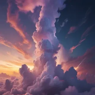 aesthetic clouds wallpaper