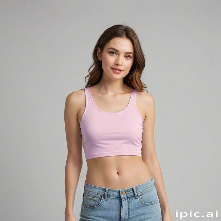 crop top mockup