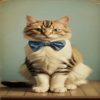 vintage cat
