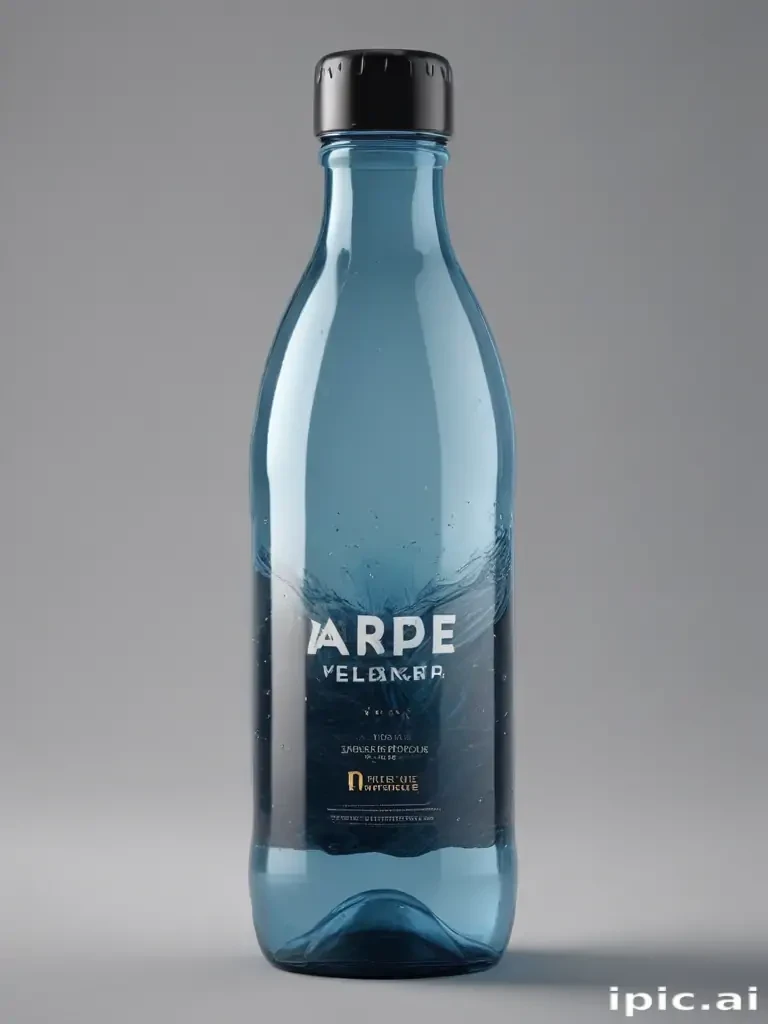 water bottle mockup