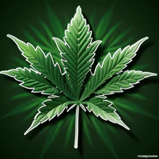 marijuana leaf transparent background