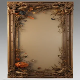 halloween border transparent