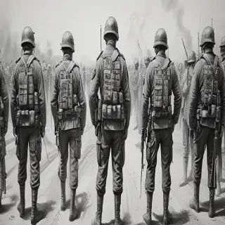 army drawing