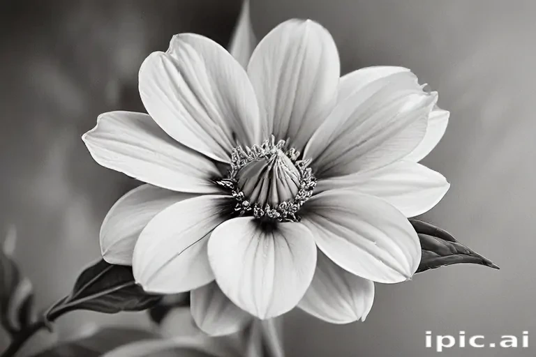 flower pencil drawing