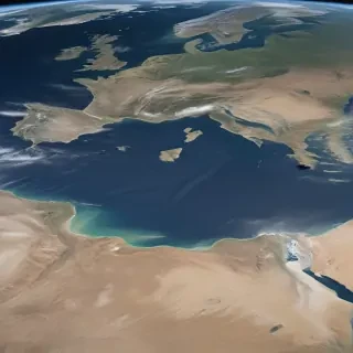earth from space