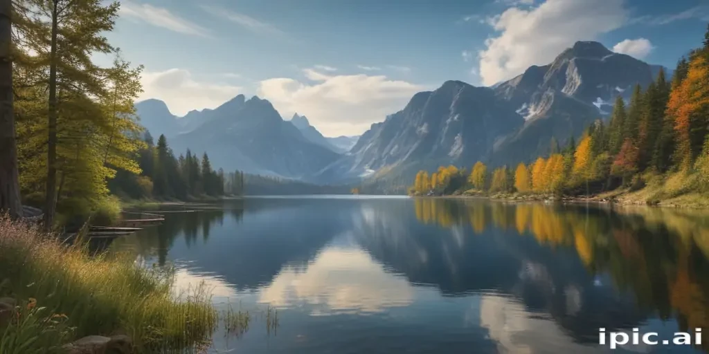 background lake