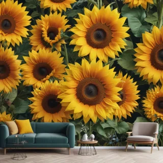 aesthetic sunflower wallpaper