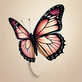 butterfly drawign