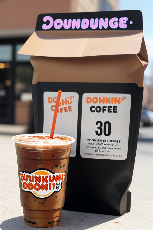 how much caffeine in dunkin iced coffee