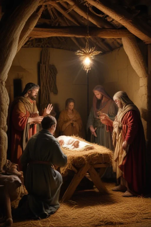 images of the manger scene