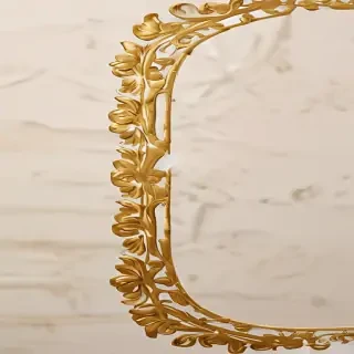 transparent background gold border