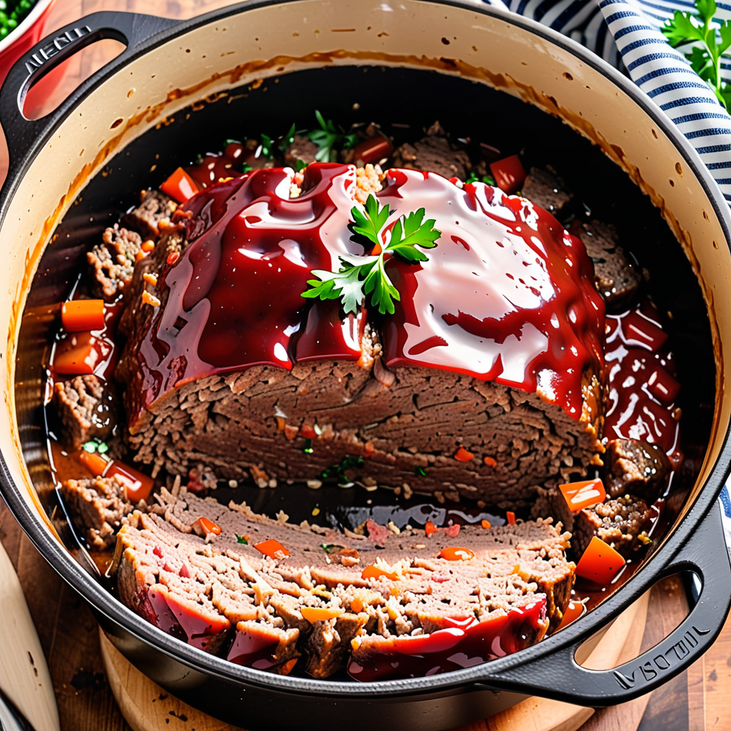 meatloaf in a dutch oven
