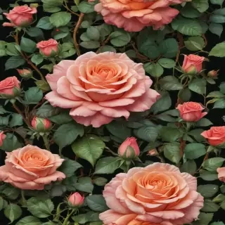 rose border