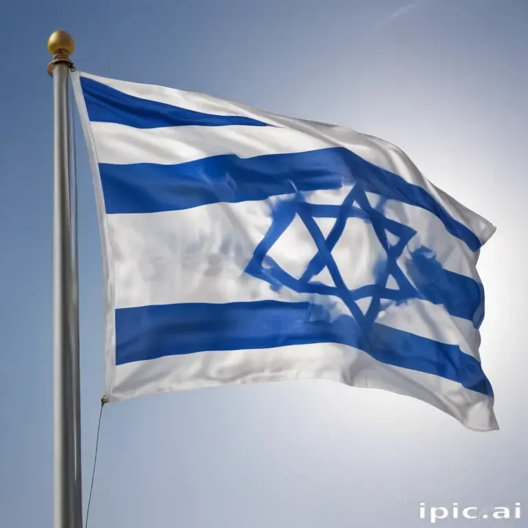 transparent israel flag