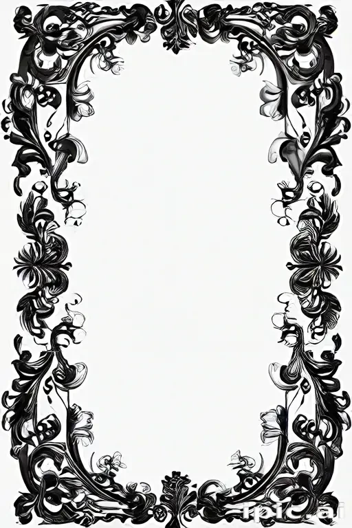 border clip art black and white