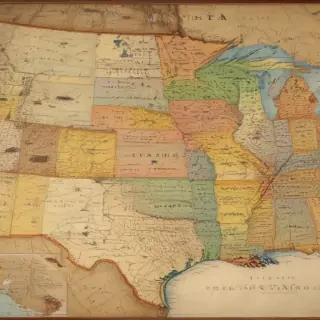 united states map with state names
