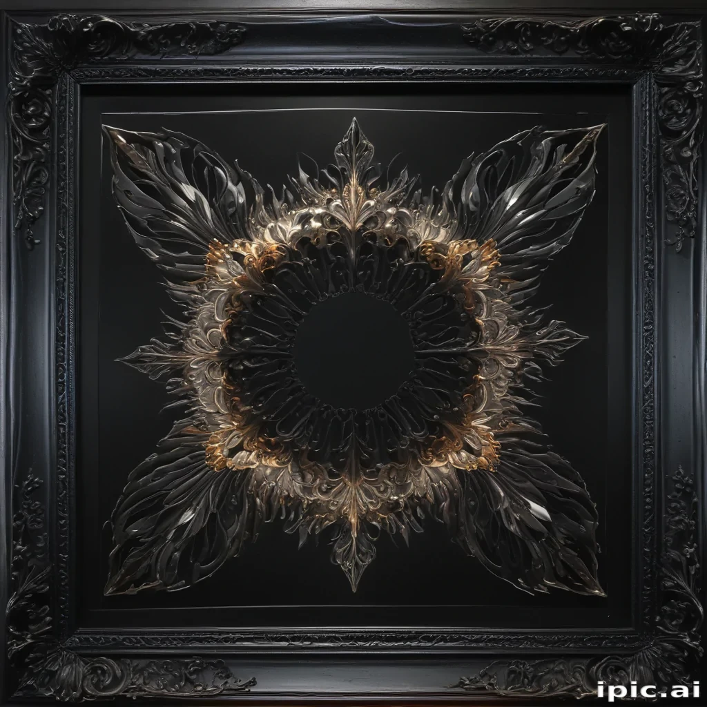 black frame transparent