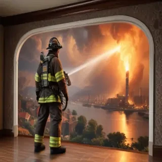 wallpaper fireman