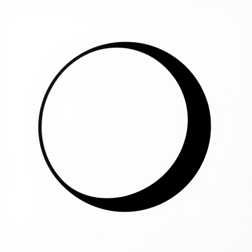 Generate a high-resolution image of a minimalist black logo on a white background, using a Canon EOS R5 camera, 50mm lens, f/1.8 aperture, ISO 100, shot in natural light with a clean, flat lay perspective.