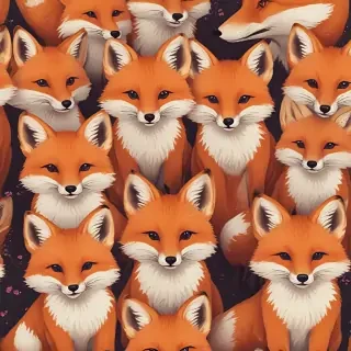 cute fox backgrounds