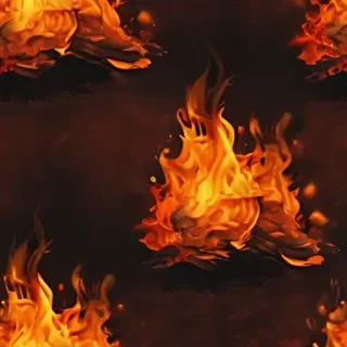 background on fire