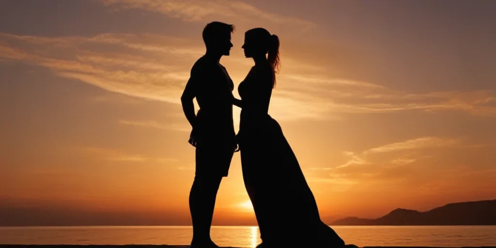couple silhouette
