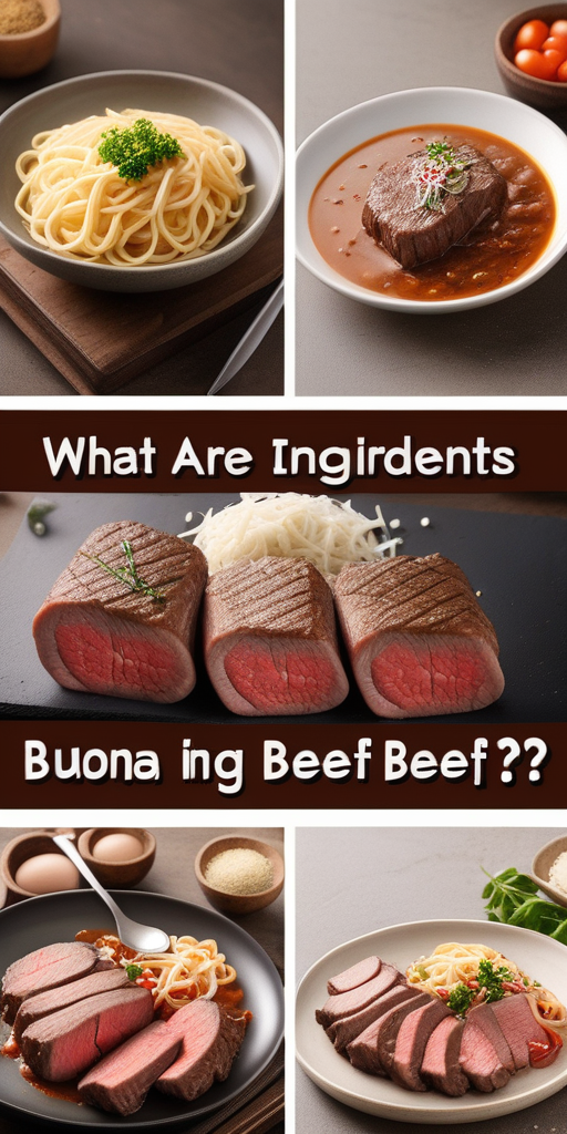 what are the secret ingredients in buona beef