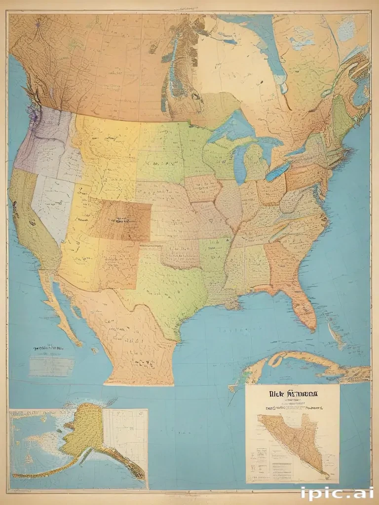 mapa usa