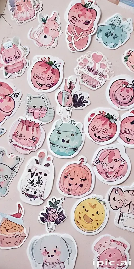 aesthetic stickers printable