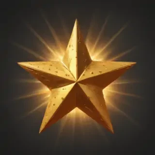 golden star png