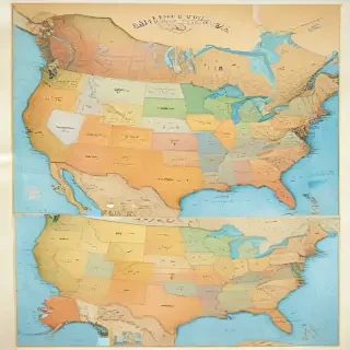 map of usa states