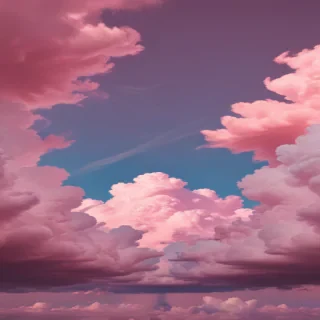 pink cloud aesthetic
