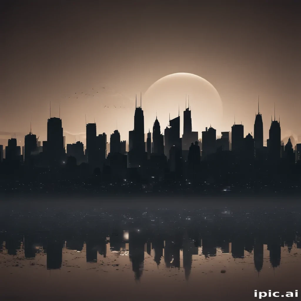 city silhouette png