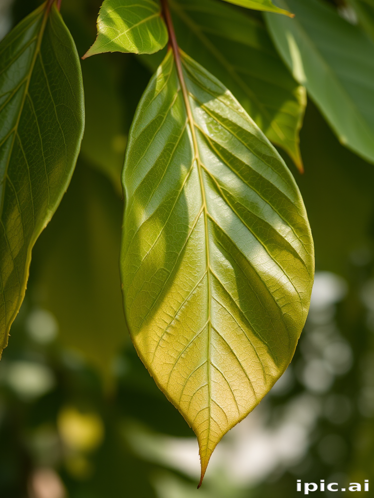 leaves transparent