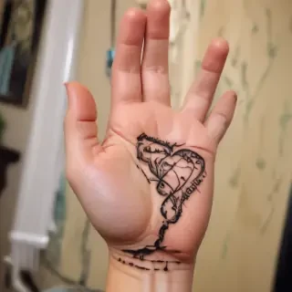 i love you sign language tattoo