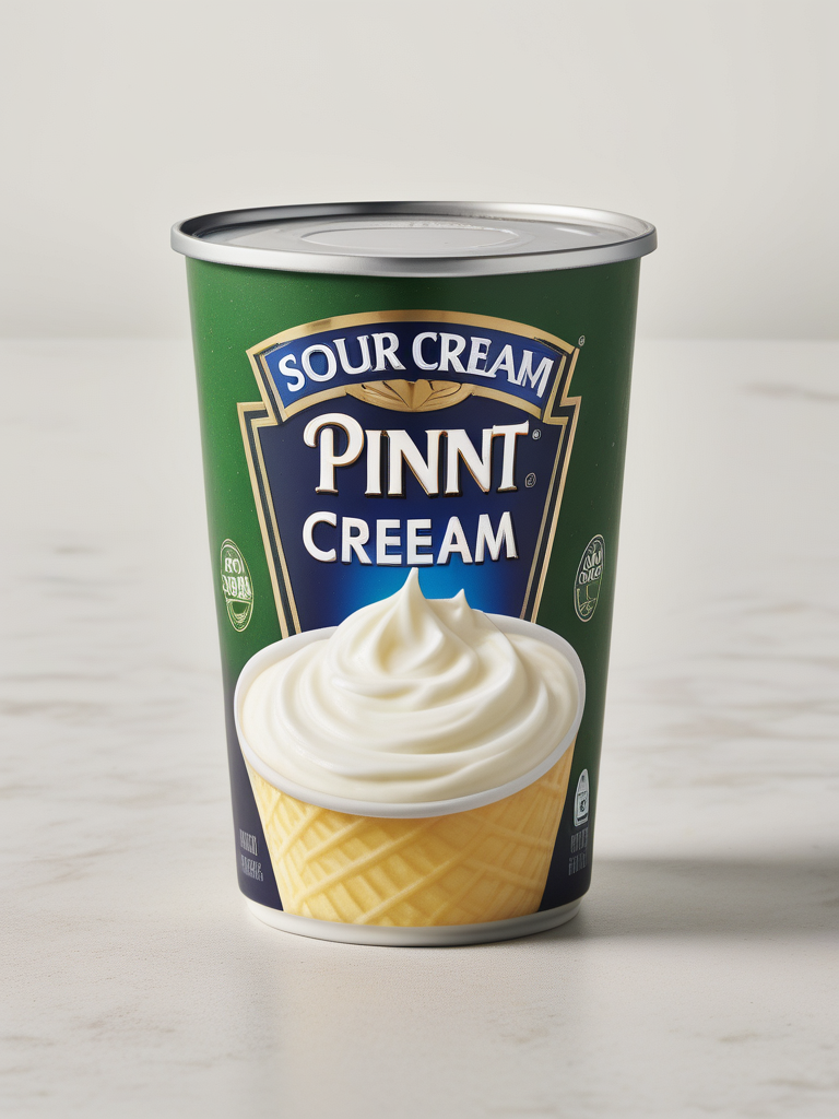 how much is a pint of sour cream