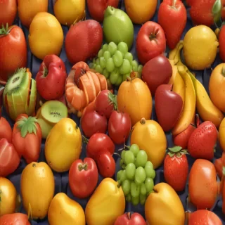 cartoon fruit